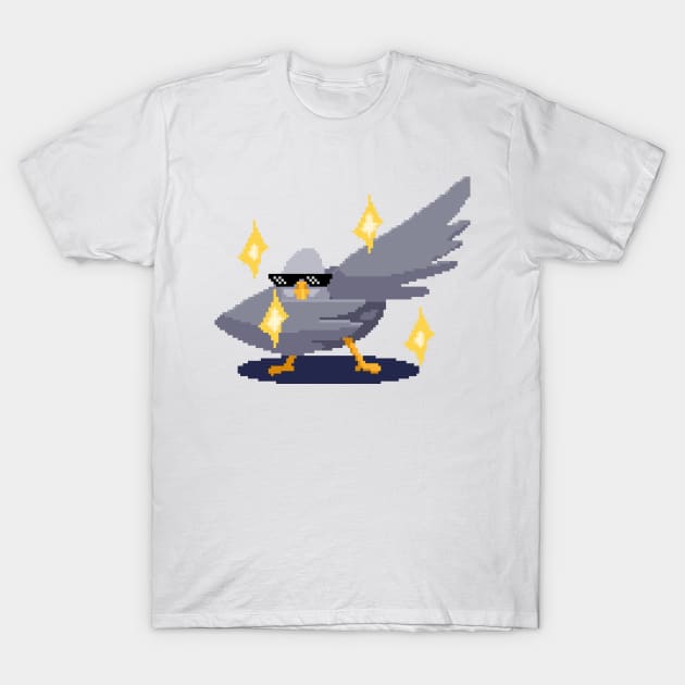 Pigeon swag 16 bits T-Shirt by yeyitoalba